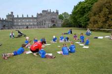 Kids enjoying National Drawing Day in Kilkenny